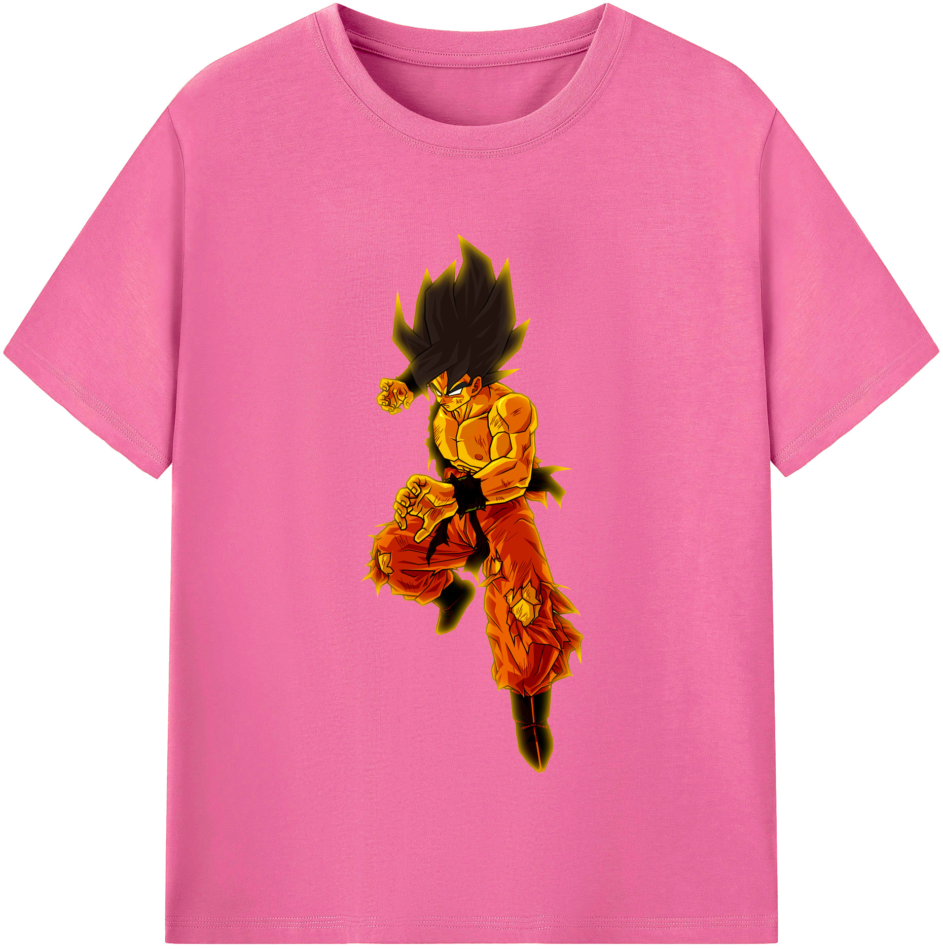 （画像用） ドラゴンボール 孫 悟飯（そんごはん）DRAGON BALL Son Gohan レディースカジュアルプリントTシャツ（綿100％）